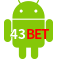 Aplicativo 43BET para Android